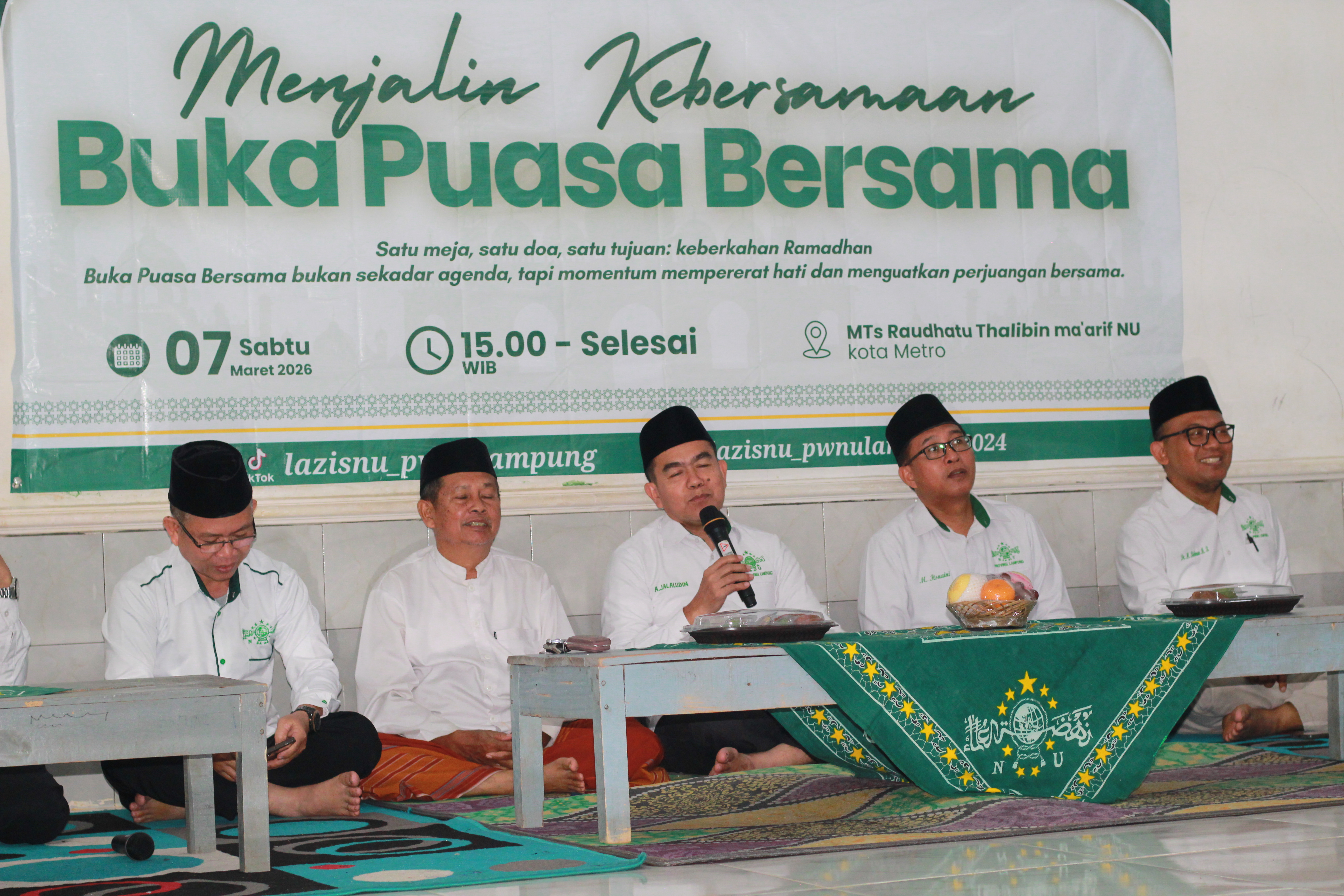 MTs Roudlotut Tholibin Ma’arif NU Jalin Kebersamaan melalui Buka Puasa Bersama LAZIS PWNU Lampung